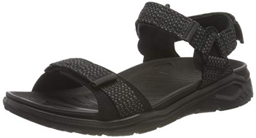 ECCO X-Trinsic, Sandalias Hombre, Negro Y Negro, 44 EU