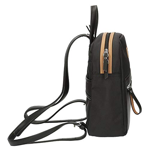 El Potro Chic Mochila Casual, Negra, 24x28x10 cm