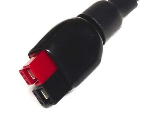 Elcon Cargador inteligente de batería de pulso de 12 V 4 A, conector Anderson/Torberry rojo/negro, apto para carritos de golf con una batería de plomo y ácido de 12 V