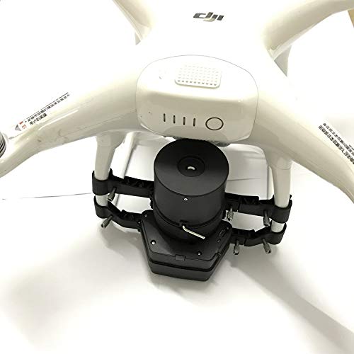 ETbotu - Sistema de emergencia automático paracaídas para DJI Quadcopter Phantom 4 o 3 drones, accesorios de paracaídas, color negro