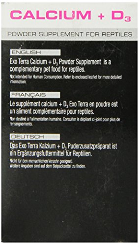 EXO TERRA Calcio en Polvo y Vitamina D3-90 gr