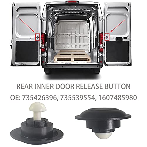 FanPaYY Botón de apertura de la puerta interior trasera 735426396 Para Fi-at Ducato Ci-tr0en Relay Peu-ge0t Boxer Mk3