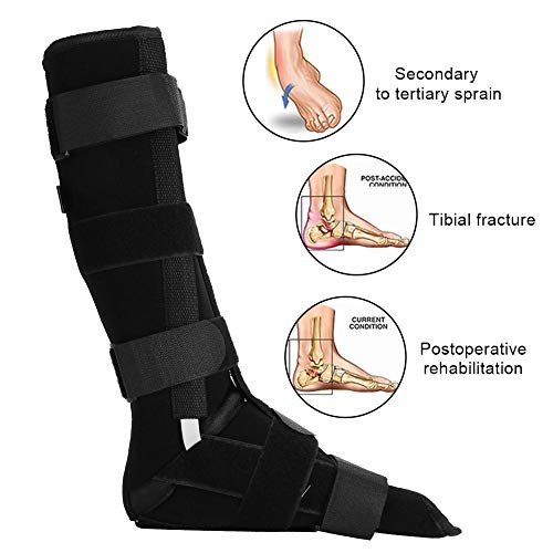 Férula de Pierna Tobillo Pantorrilla de Compresión,Tobillera Esguince Pantorrilla Fascitis Plantar Apoyo para Alivio del Dolor de Tendinitis Aquiles,Hinchazón de Muscular para hombres y mujeres (S)