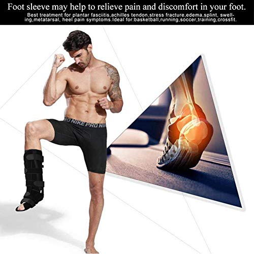 Férula de Pierna Tobillo Pantorrilla de Compresión,Tobillera Esguince Pantorrilla Fascitis Plantar Apoyo para Alivio del Dolor de Tendinitis Aquiles,Hinchazón de Muscular para hombres y mujeres (S)