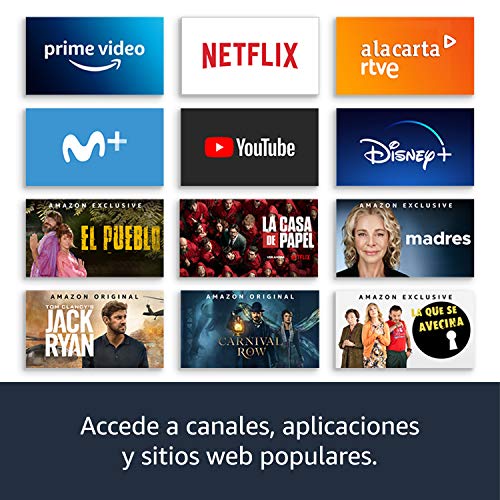 Fire TV Cube, Reacondicionado Certificado | Reproductor multimedia en streaming con control por voz a través de Alexa y Ultra HD 4K