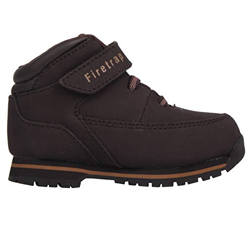 Firetrap - Botas para niño Negro negro, color Marrón, talla 27 EU (infantil)