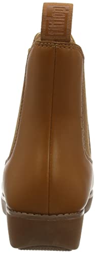 Fitflop sumi Chelsea Boot Waterproof Leather, Botas Estilo Mujer, Beige, 38 EU