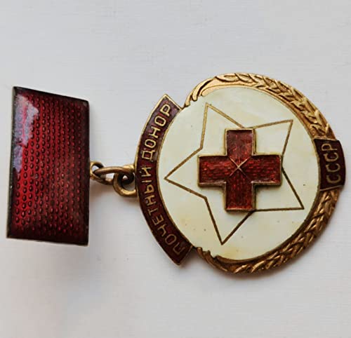 FMO Insignia de medalla militar, Medalla honoraria soviética de donante de sangre 1960, traje de vestir