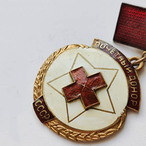 FMO Insignia de medalla militar, Medalla honoraria soviética de donante de sangre 1960, traje de vestir