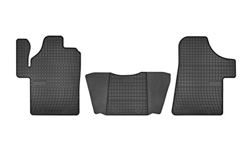 Frogum D0092 - Alfombrillas de goma para Mercedes-Benz Vito Viano 2/3M 2003-2014, Negro