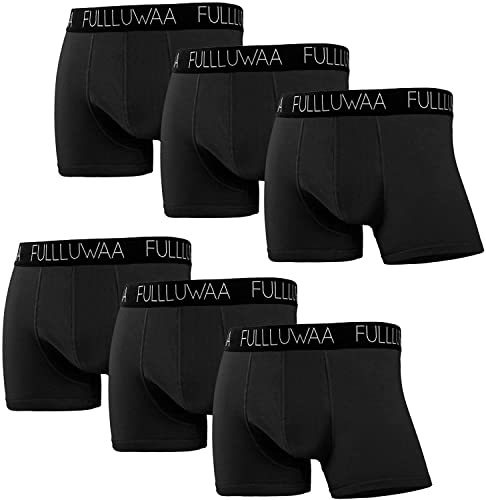 Fullluwaa Bóxer (Pack de 6) Hombre Algodón Calzoncillos-XL