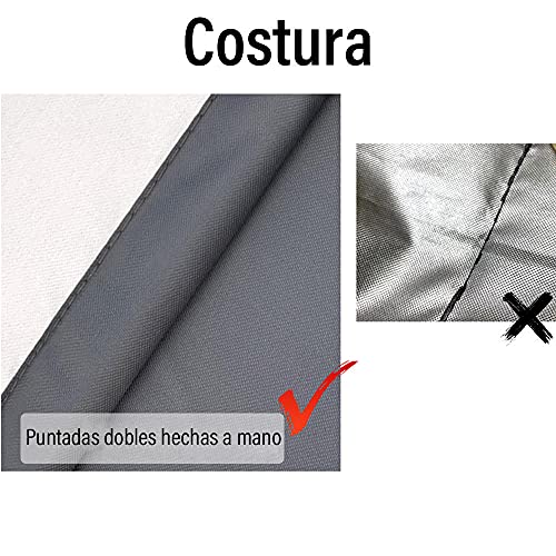 Fundas de Muebles de jardín,Impermeable Cubierta de Exterior Funda Protectora Muebles,Cuadrado,para Sofa de Jardin,al Aire Libre,Mesa y Sillas,100x100x75,Negro