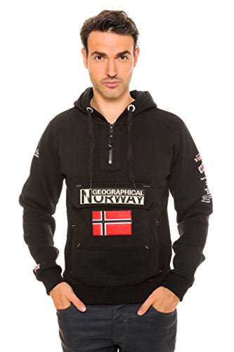 G. NORWAY SUDADERA GYMCLASS Hombre Color NEGRO talla: Medium