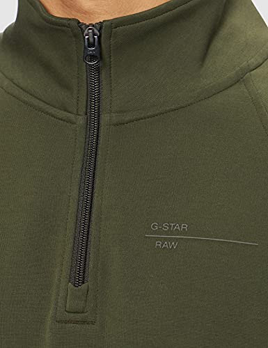 G-STAR RAW Astro Wrap Half Zip Sudadera, Verde (Dk Bronze Green C541-6059), XS para Hombre