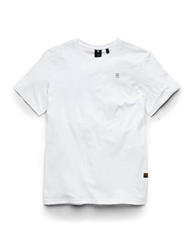 G-STAR RAW Base-s Ruond Neck 2 Pack Camiseta, Multicolor (White/Asfalt 336-8991), M para Hombre