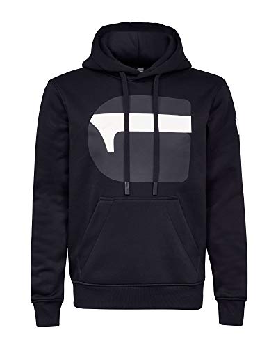 G-STAR RAW G Raw Hooded Sudadera con Capucha, Dk Black A971-6484, XS para Hombre