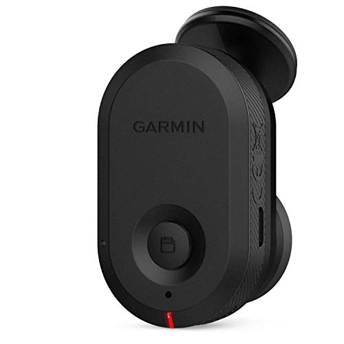 Garmin Dash CAM Mini - Cámara de salpicadero con Lente Gran Angular de 140 Grados y grabación en vídeo HD 1080p