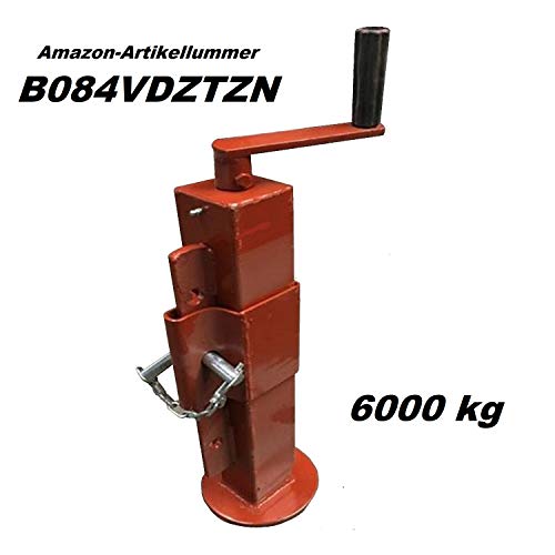 Gato para Remolque de Accionamiento Giratorio, Tipo Accionamiento Superior, Capacidad de Carga 2000 kg. pie de apayo telescopico ama