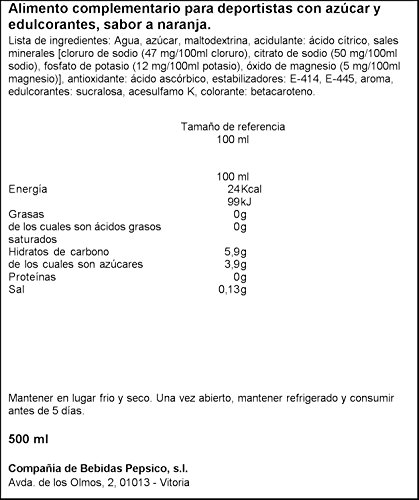 Gatorade Isotonico Naranja, 50cl