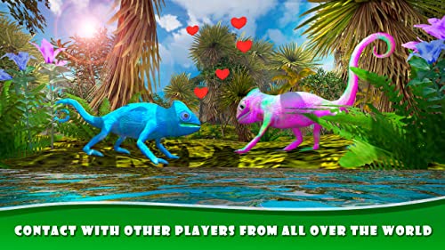 Gecko Lizards Against Colossal Comodo Dragon: Online Reptile Clan PvP Game simulator