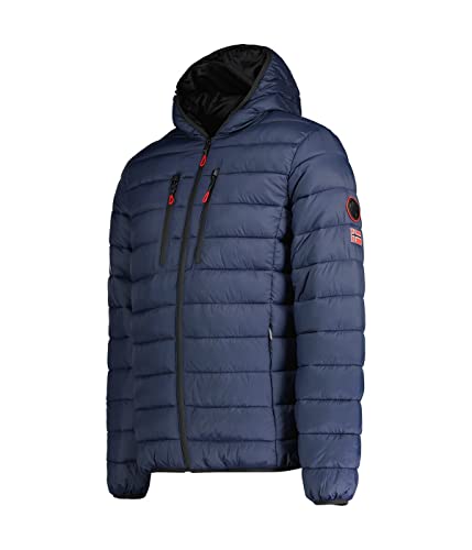 Geographical Norway - Chaqueta de plumón para hombre, azul marino, XL