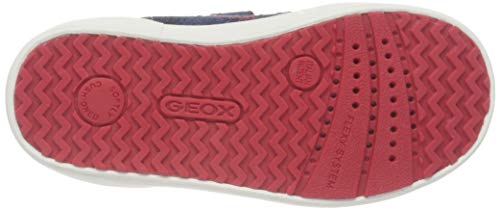 Geox B Kilwi Boy G, Zapatillas Bebé-Niños, Azul (Blue/Red C0200), 22 EU