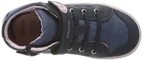 Geox B KILWI GIRL G Zapatillas Bebé-Niñas, Azul (Navy/Pink C0694), 20 EU