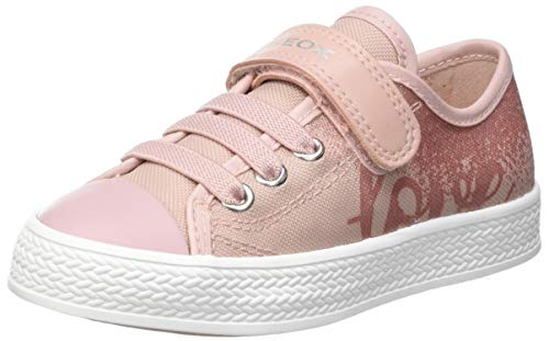 Geox JR CIAK Girl G, Zapatillas Bebé-Niñas, Rosa, 25 EU