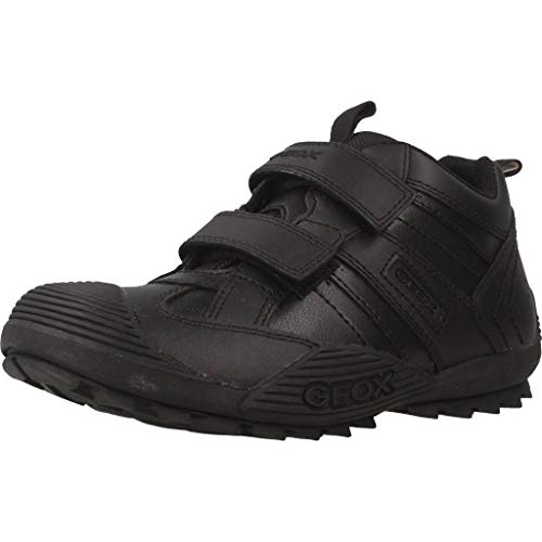 Geox JR SAVAGE A Zapatillas Niños, Negro (Black/Sintético), 29 EU