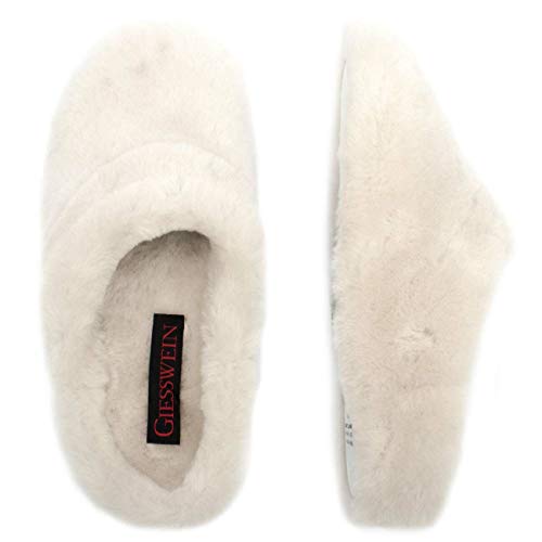 Giesswein Gerolding Pantuflas, Mujer, Blanco (Perle 378), 41 EU