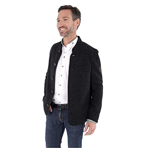 Giesswein Jonas Chaqueta para Hombre, Gris (anthrazit 019), Large (Fabricante: 56)