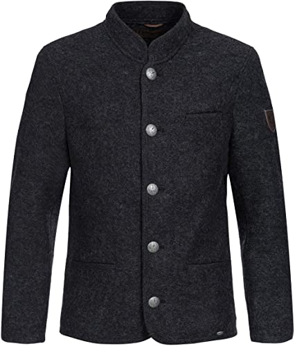 Giesswein Jonas Chaqueta para Hombre, Gris (anthrazit 019), Large (Fabricante: 56)