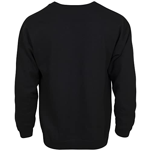 Gildan Crewneck Sweatshirt Camisa, Negro, M para Hombre