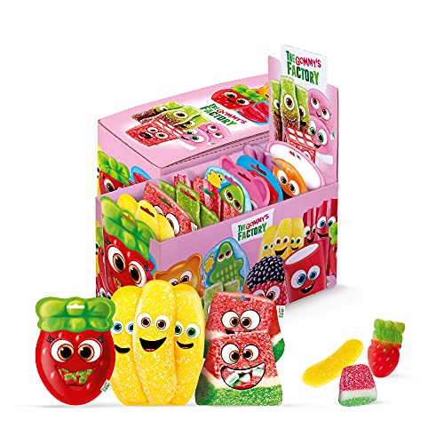 Gommy's Factory Surtido Gominolas Party Box, 10 Unidades de 90 Gramos (900 Gramos)