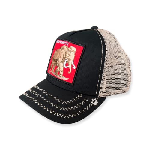 Goorin Bros Gorra Negra Elefante Parche Rojo Unica