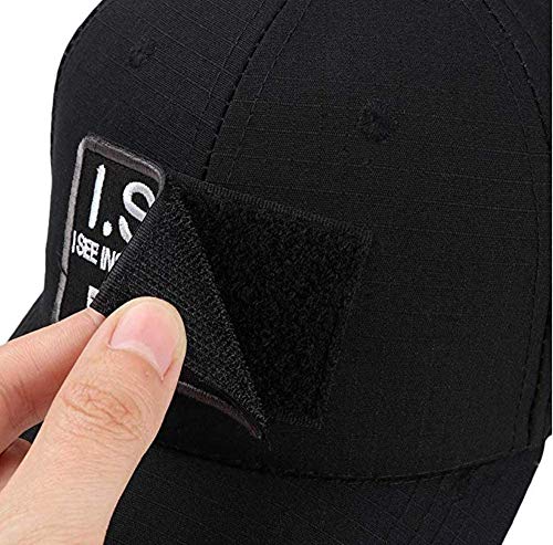 Gorra de Béisbol,Sombrero Gorra Unisex Running Caps Gorras para Hombres Mujeres Caza Pesca Cámping Tenis Bádminton Deporte Diario,Negro