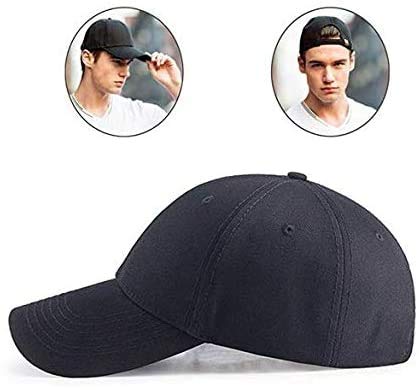 Gorra de Béisbol,Sombrero Gorra Unisex Running Caps Gorras para Hombres Mujeres Caza Pesca Cámping Tenis Bádminton Deporte Diario,Negro