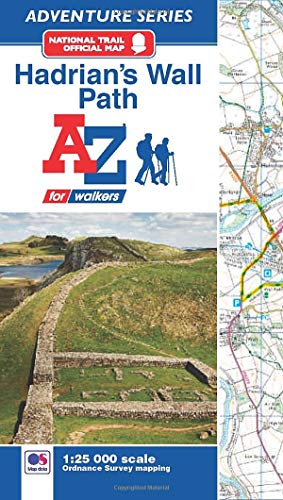 Hadrian's Wall Path National Trail Official Map: with Ordnance Survey mapping (A -Z Adventure Series)