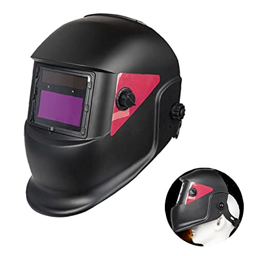 Hainice Auto oscurecimiento de la Soldadura Casco de Soldadura Ajustable Vista Mascarilla de Soldadura Batería y soldadores con energía Solar Soldado de Casco Soldado Máscara ARC TIG MIG