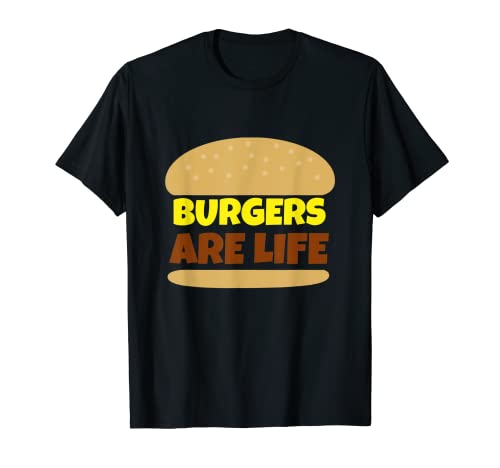 Hamburguesa divertida son la vida hamburguesa con queso Camiseta