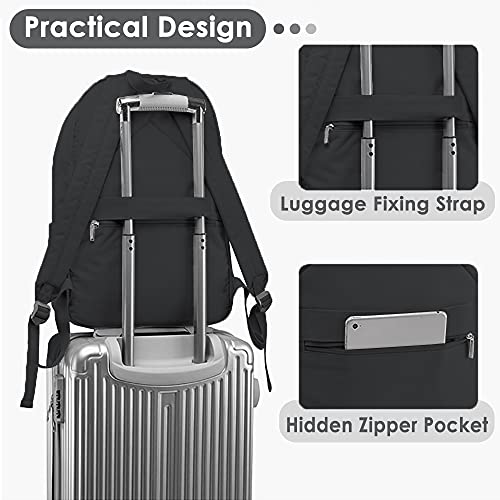 HASAGEI Mochila Mujer Básica Mochilas Hombre Deportivas Clásica Bolso Mochilas Mujer Suave Mochila Casual de Hombre para Portátil de 15,6 ' Mochila para la Universidad, Casual, Diaria