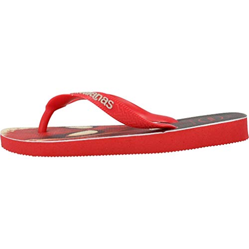 Havaianas Top Marvel, Chanclas, para Unisex adulto, Rojo Rubí, 33/34 EU