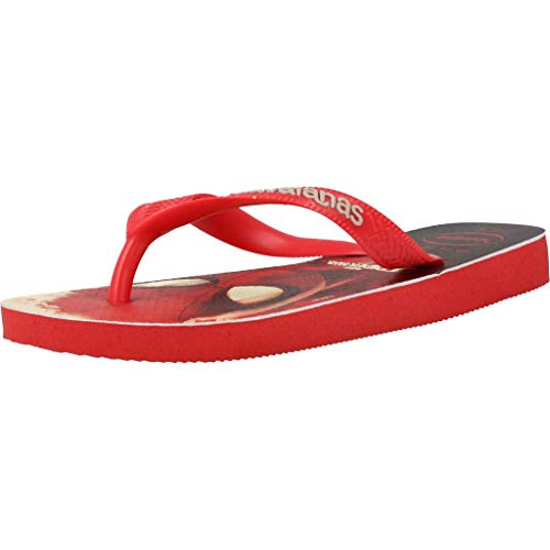 Havaianas Top Marvel, Chanclas, para Unisex adulto, Rojo Rubí, 33/34 EU