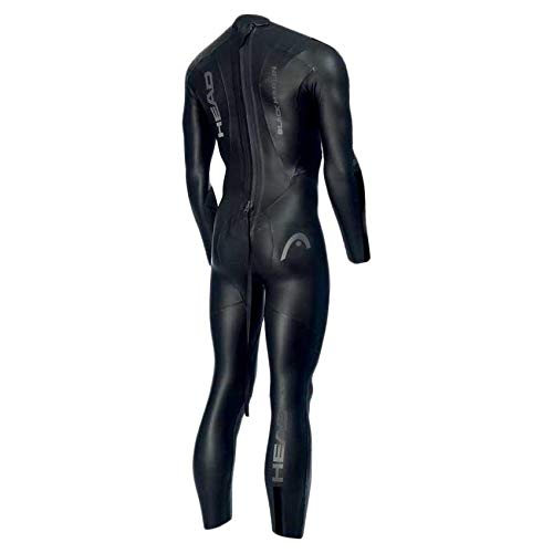 Head Marlin Man Tri-Wetsuit 5.3.1, 5 Traje Neopreno, Hombre, Black-Silver, 42