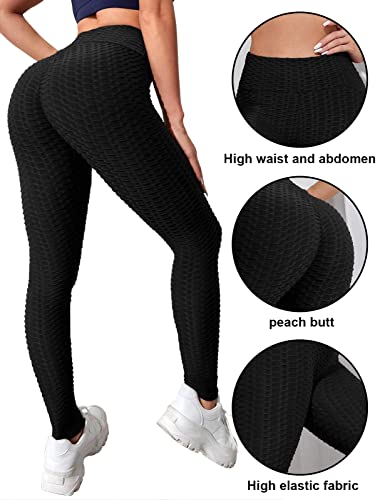 heekpek Pantalones Deportivos Leggings Elásticos Patrón de Mallas Mujer para Yoga Ejercicio