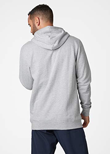 Helly Hansen Nord Graphic Pull Over Hoodie Suéter con Capucha, Hombre, Grey Melange, S