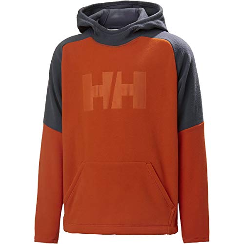 Hellyhansen Daybreaker - Sudadera con Capucha para niños, diseño de Patrulla, Color Naranja