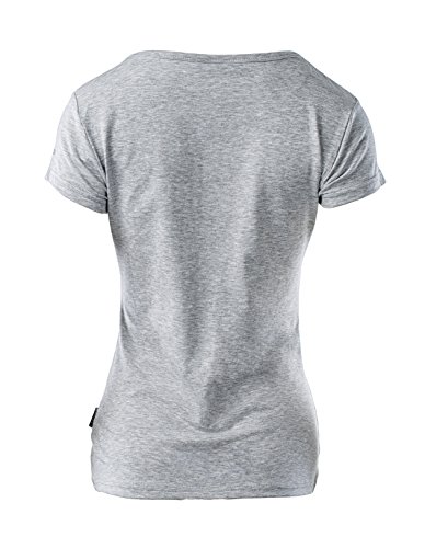 Hi-Tec – Mujer Lady Insight – Camiseta, Todo el año, Mujer, Color Gris Claro, tamaño Extra-Small