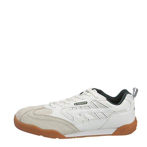 Hi-Tec Sports - Zapatillas de squash para hombre, Blanco, 42