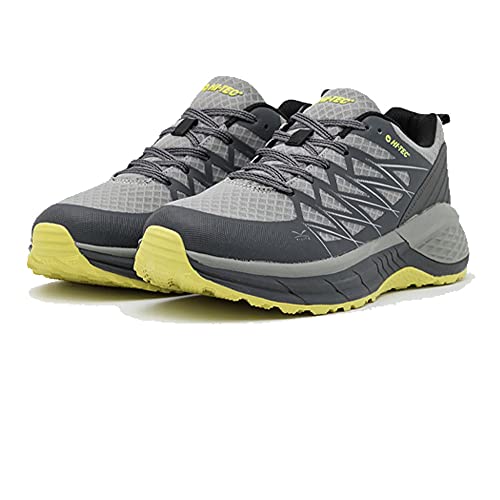 Hi-Tec Trail Destroyer, Zapatillas para Caminar Hombre, Carbón Negro Limoncello, 42 EU